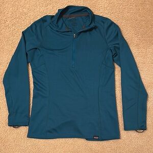 Patagonia Teal Long Sleeve Women's Top